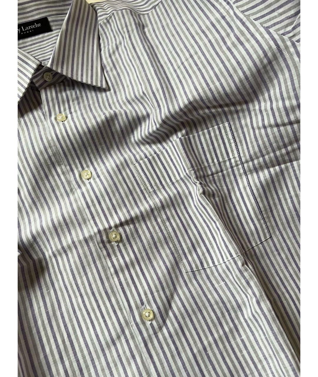 GUY LAROCHE Белая хлопковая кэжуал рубашка, фото 7