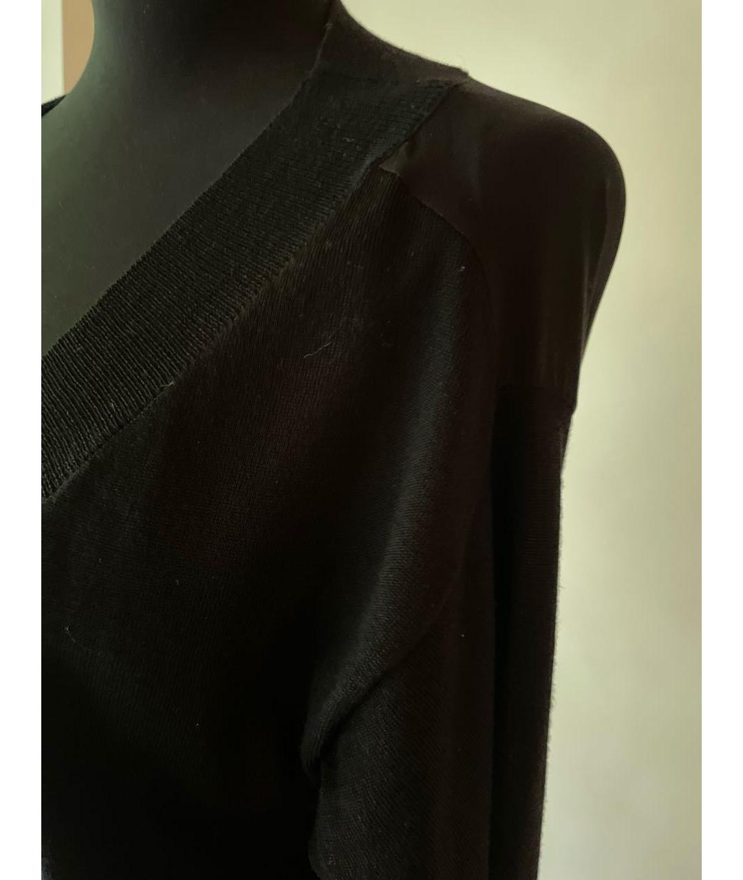 LA PERLA Черный шерстяной джемпер / свитер, фото 4