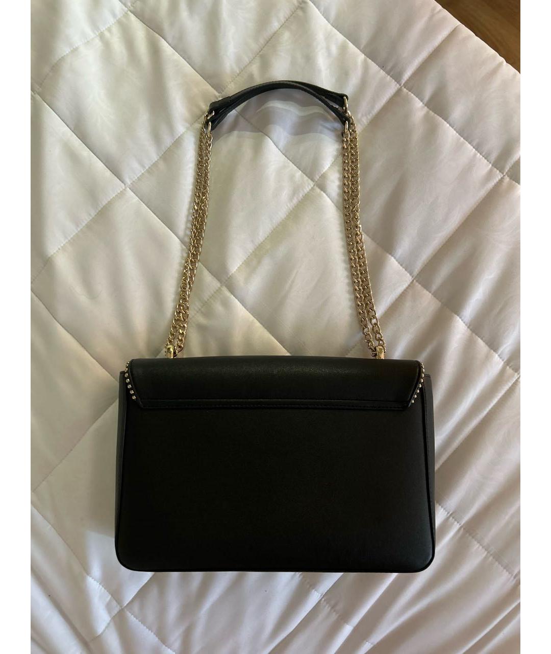 LOVE MOSCHINO Черная сумка через плечо из искусственной кожи, фото 3