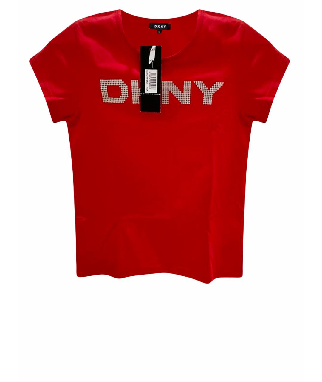 DONNA KARAN Красный хлопковый детская футболка / топ, фото 1