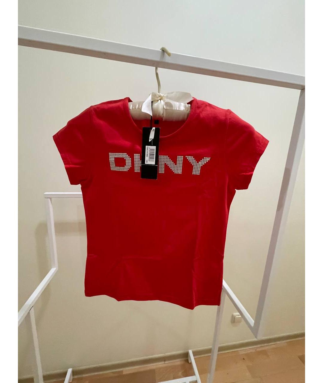 DONNA KARAN Красный хлопковый детская футболка / топ, фото 3