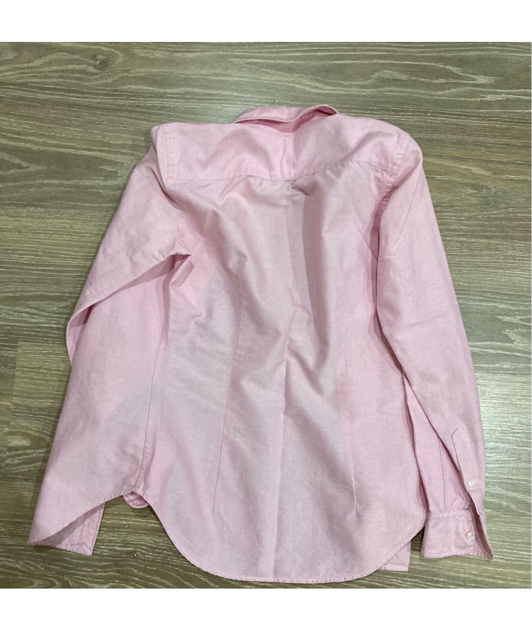 RALPH LAUREN Розовая хлопковая рубашка, фото 2