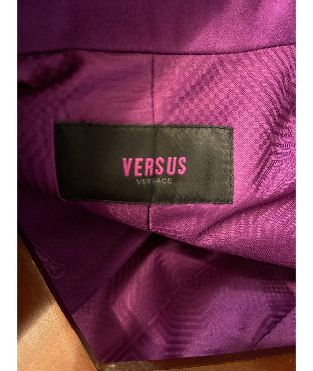 VERSUS VERSACE Фуксия пальто, фото 5