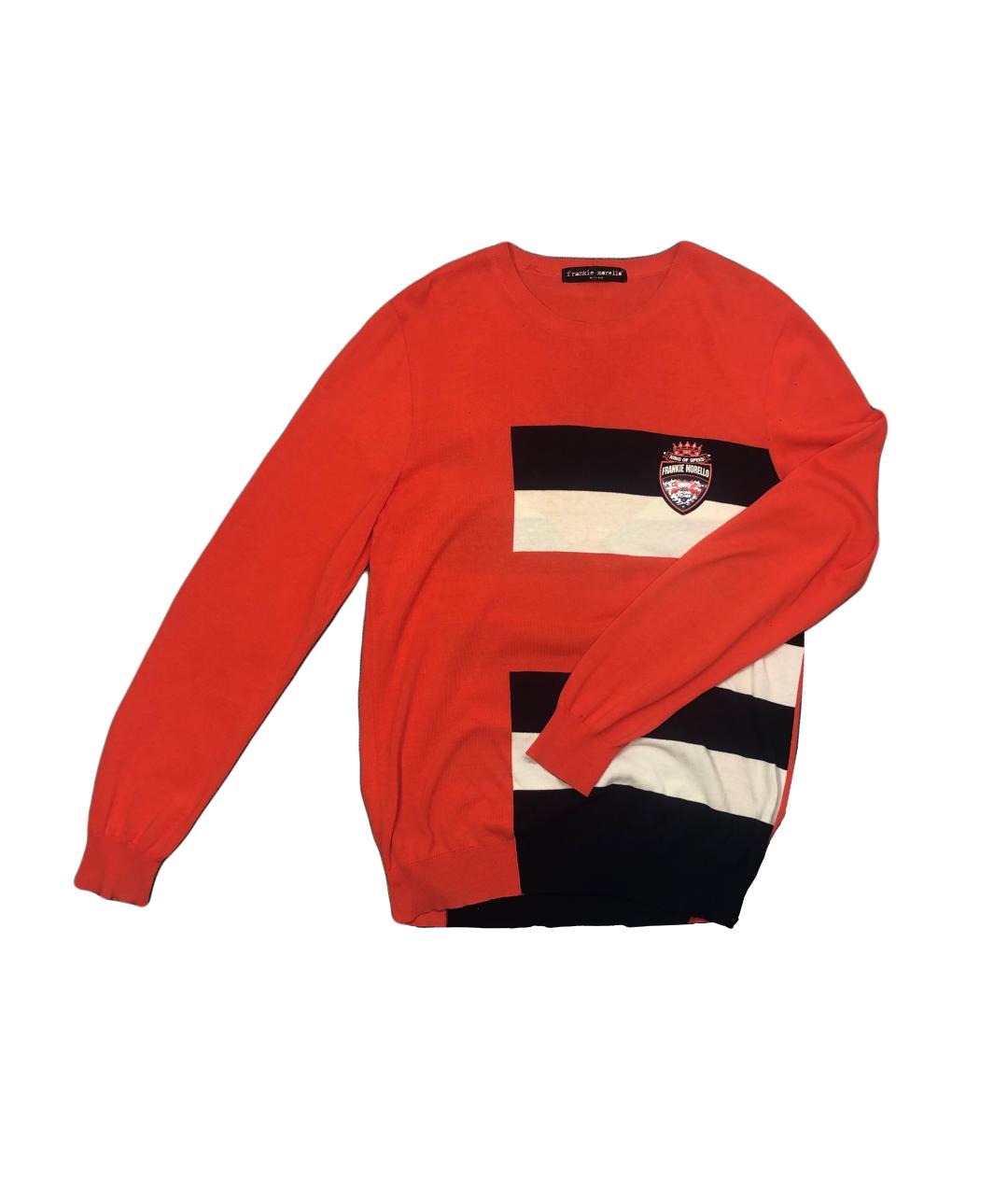 FRANKIE MORELLO Оранжевый хлопковый джемпер / свитер, фото 1