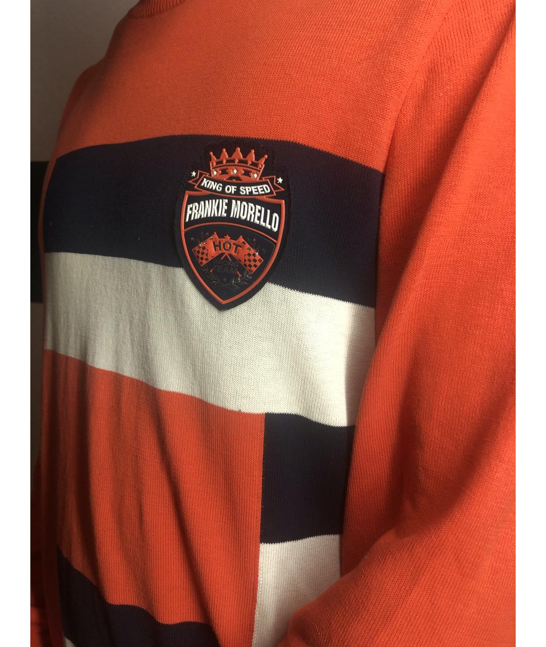 FRANKIE MORELLO Оранжевый хлопковый джемпер / свитер, фото 3