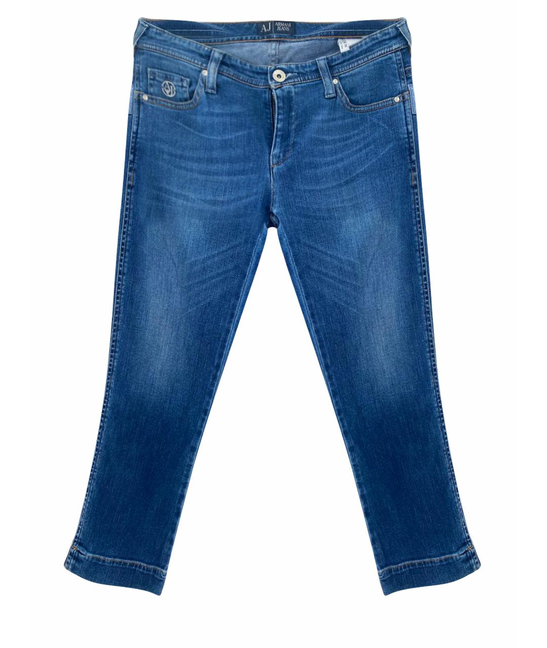 ARMANI JEANS Синие прямые джинсы, фото 1
