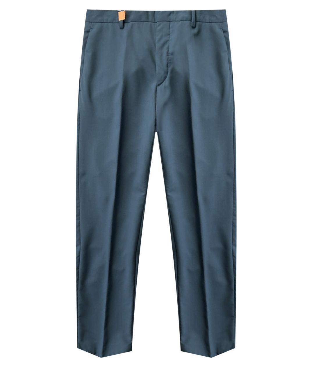 PRADA Мульти шерстяные классические брюки, фото 1