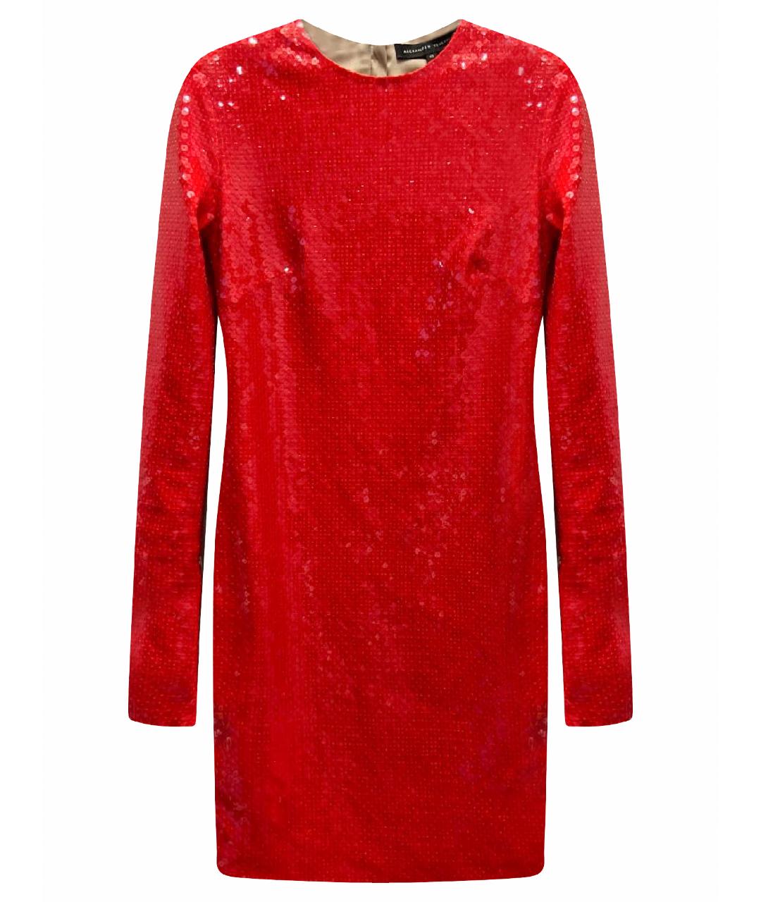 ALEXANDER TEREKHOV Красное полиамидовое коктейльное платье, фото 1