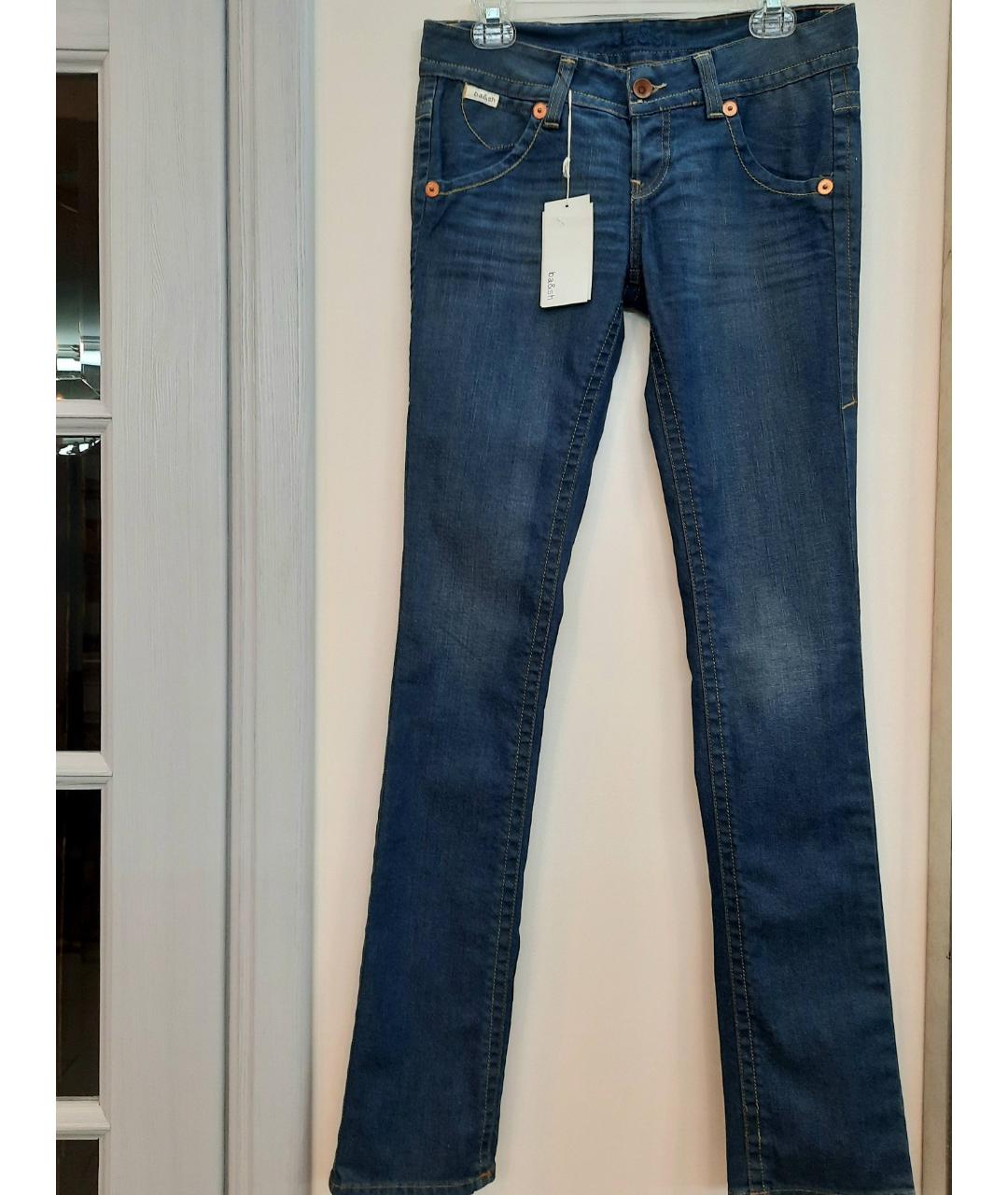 BA&SH Синие хлопковые прямые джинсы, фото 5