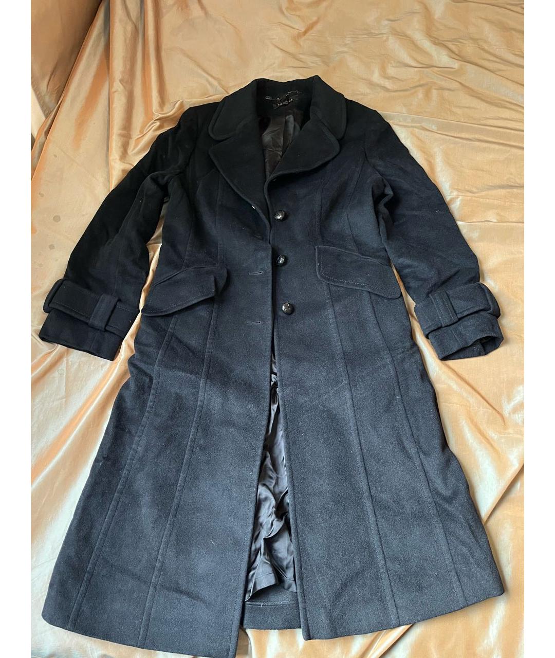 ESCADA Черное шерстяное пальто, фото 5