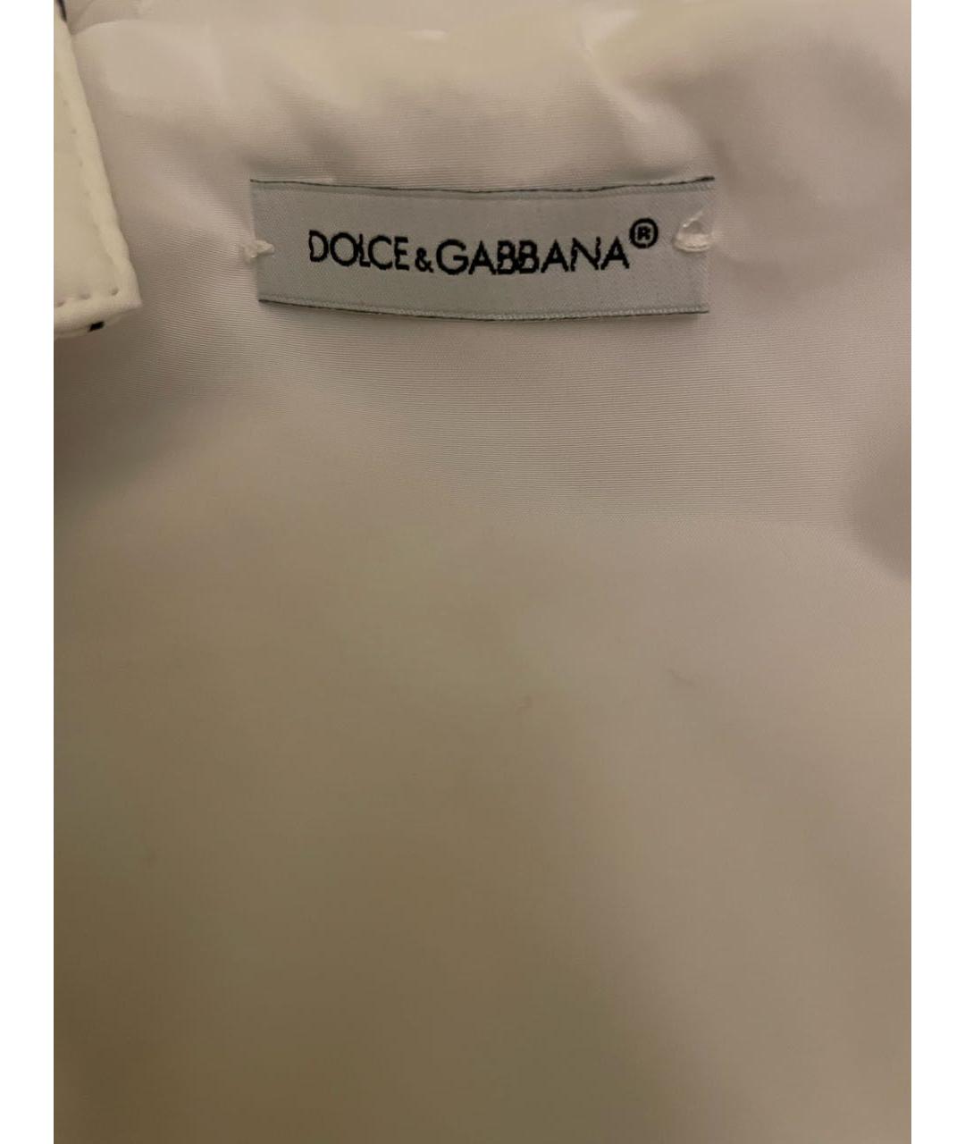 DOLCE&GABBANA Белый полиэстеровый комбинезон, фото 3