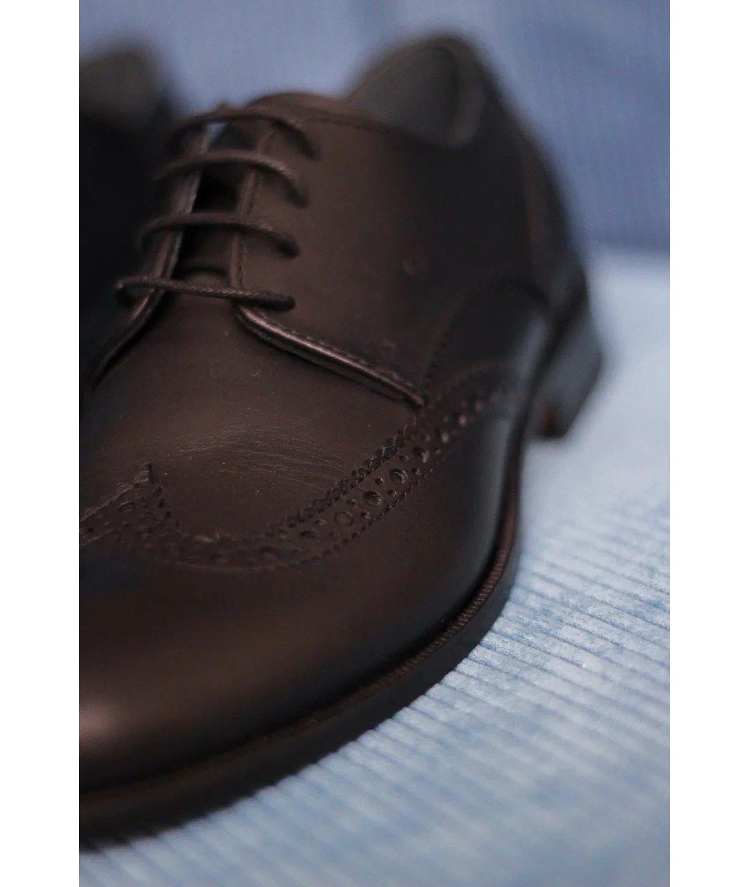 GALLUCCI KIDS Черные кожаные ботинки, фото 2