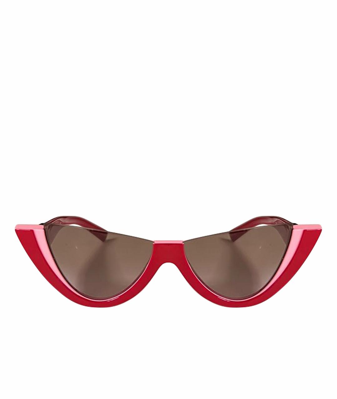 VALENTINO Розовые пластиковые солнцезащитные очки, фото 1