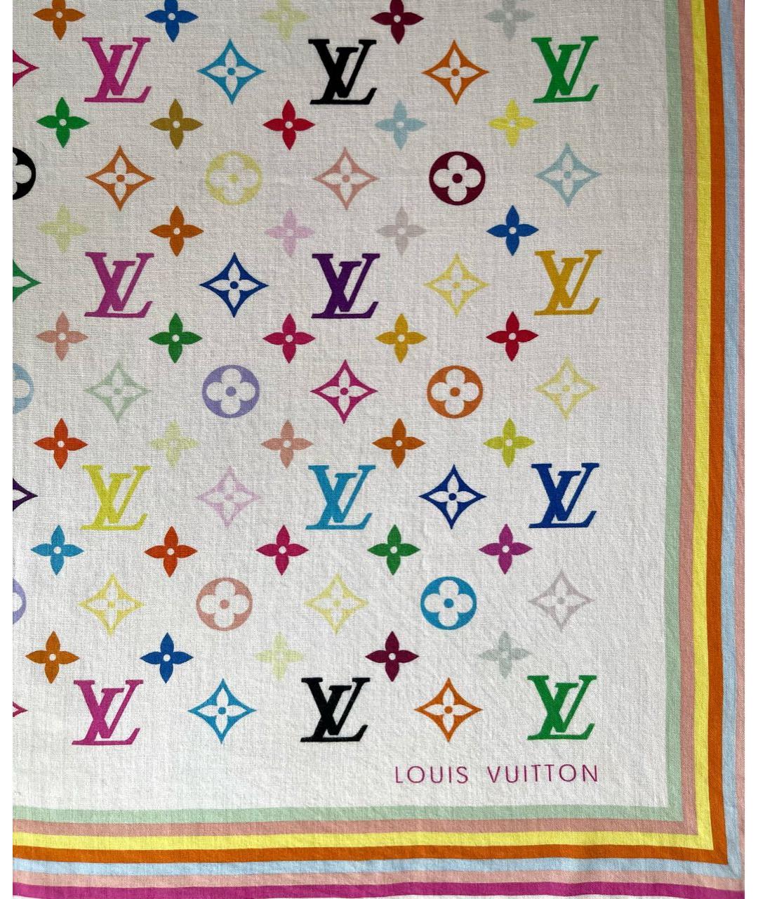 LOUIS VUITTON PRE-OWNED Мульти хлопковый платок, фото 3