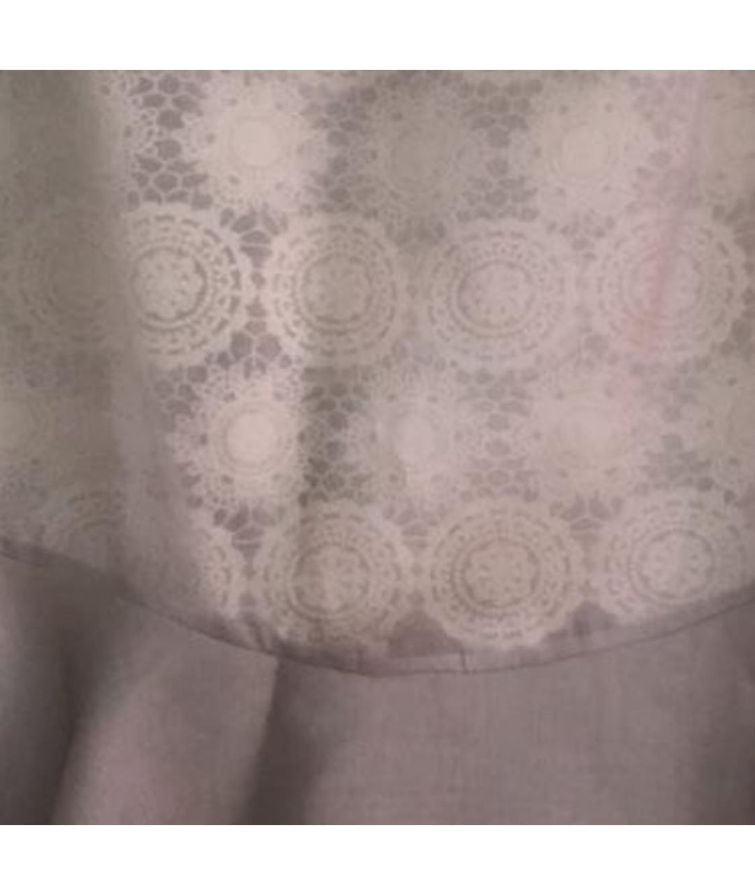 RUBAN Бежевая шелковая юбка миди, фото 2
