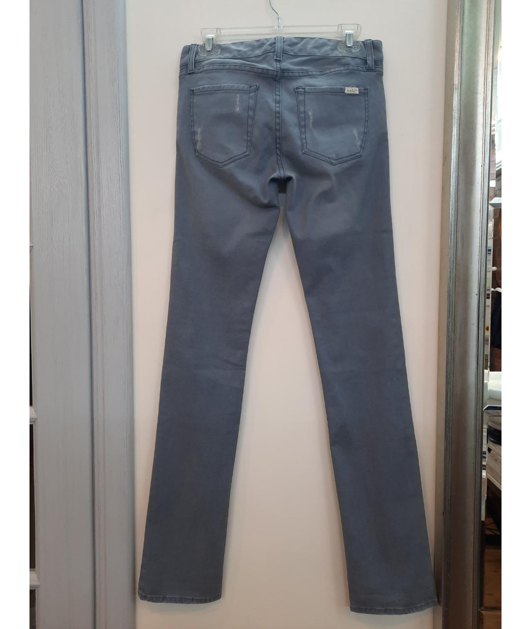 BA&SH Серые хлопко-эластановые прямые джинсы, фото 2
