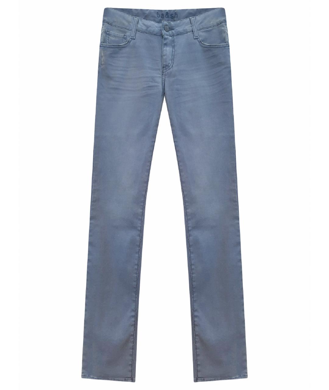 BA&SH Серые хлопко-эластановые прямые джинсы, фото 1