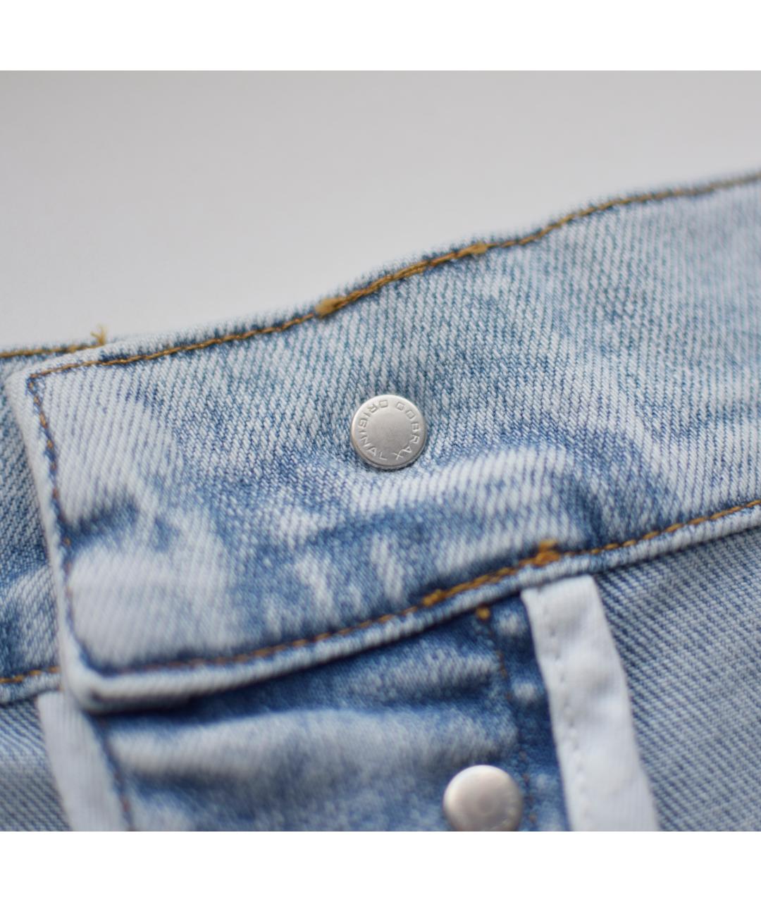 AMIRI Голубые хлопко-эластановые джинсы, фото 4