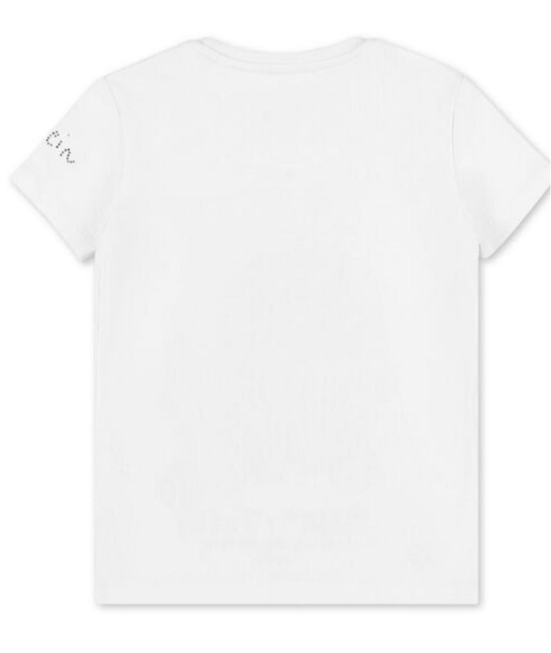 PHILIPP PLEIN JUNIOR Белый хлопковый детская футболка / топ, фото 2