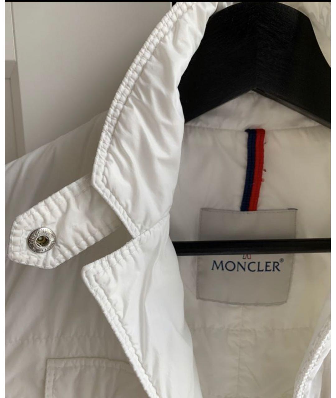 MONCLER Белая куртка, фото 4