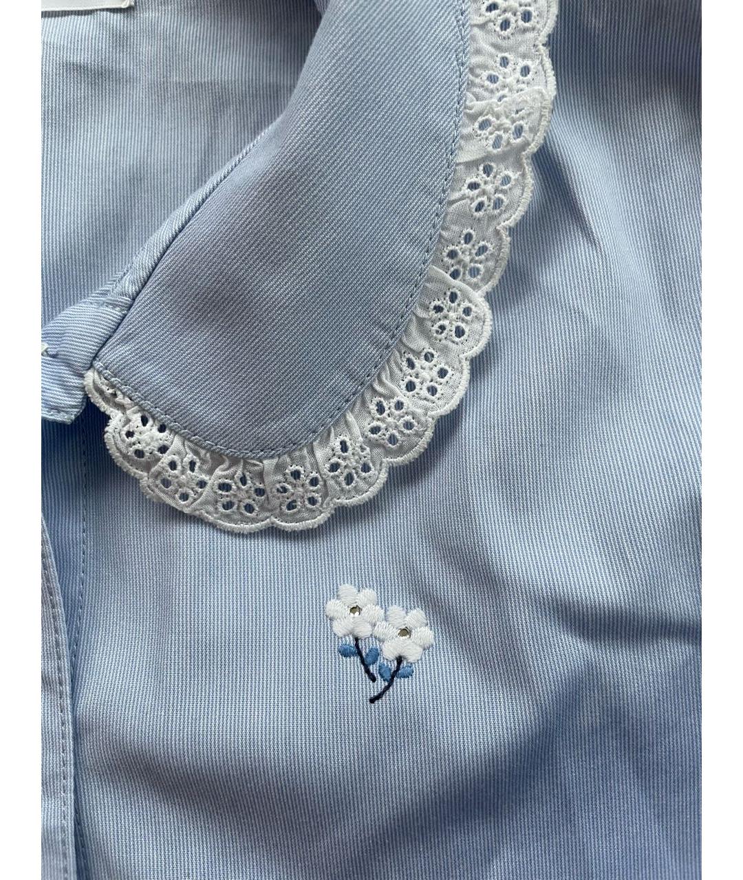 FAMILIAR Голубая хлопковая рубашка/блузка, фото 3