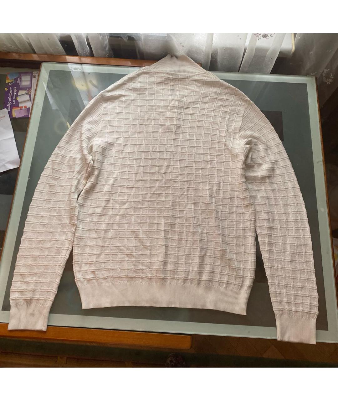 VERSACE COLLECTION Белый вискозный джемпер / свитер, фото 2