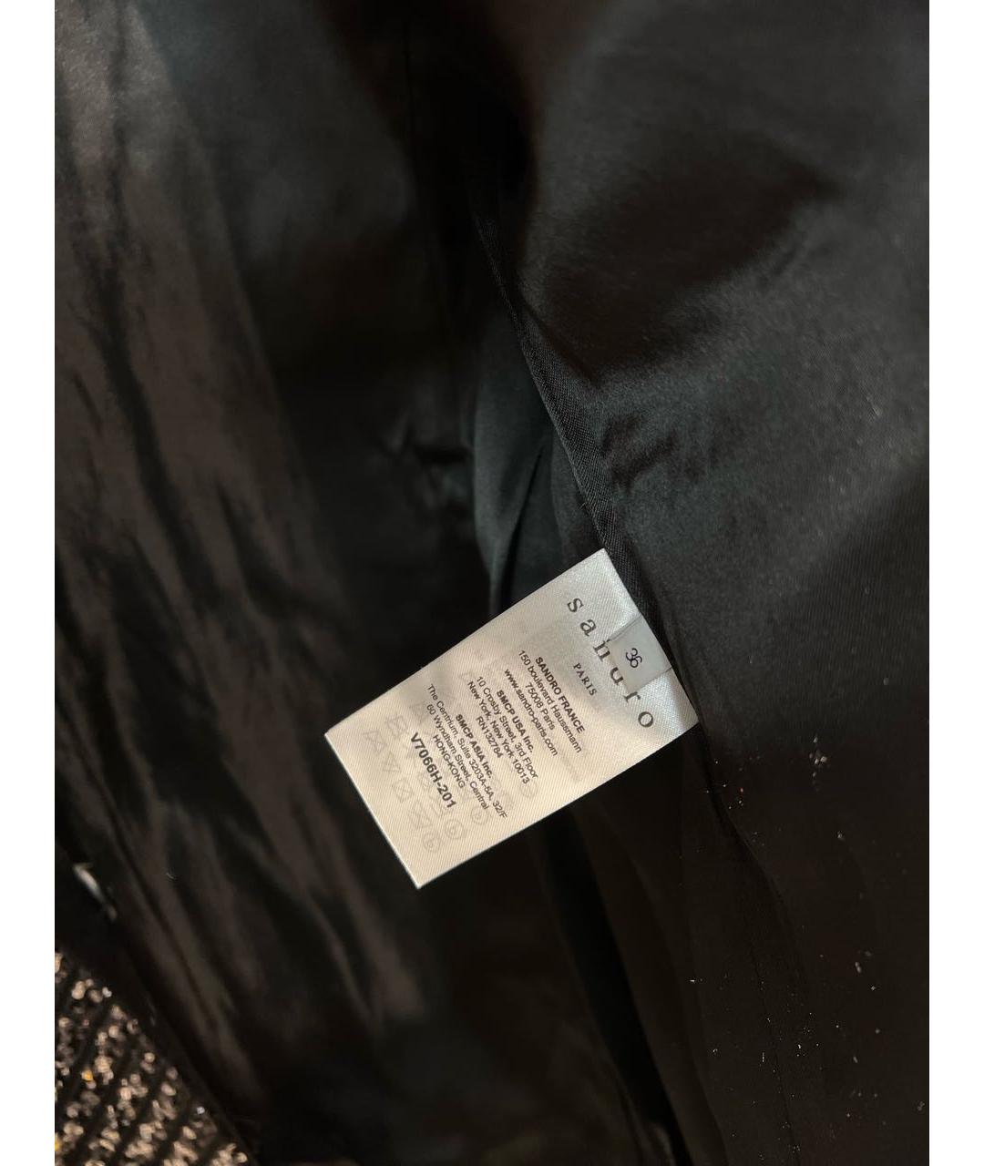 SANDRO Серебрянный жакет/пиджак, фото 4