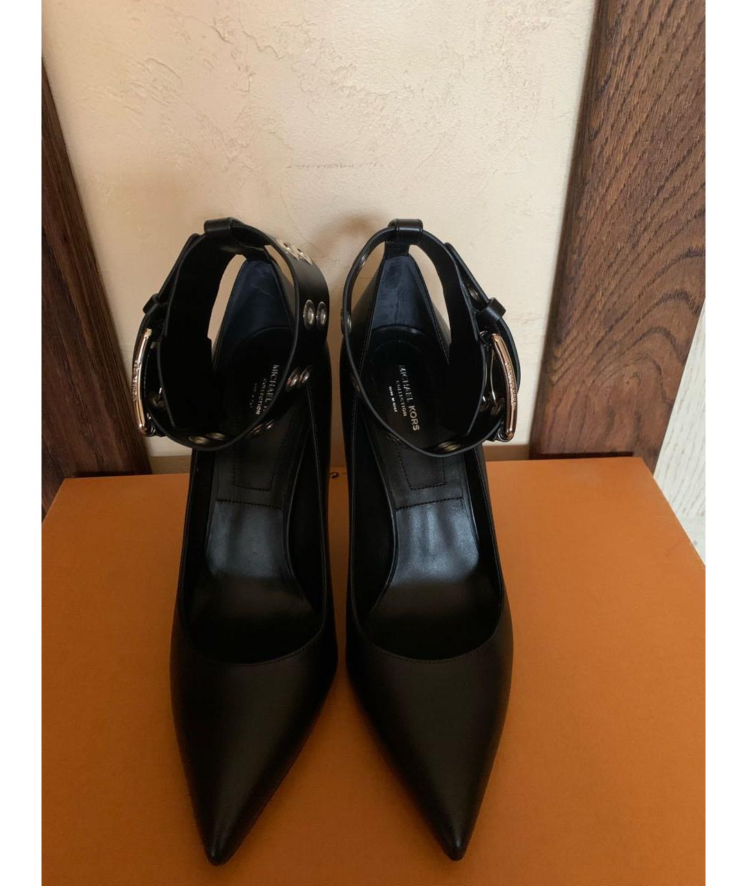 MICHAEL KORS COLLECTION Черные кожаные туфли, фото 2
