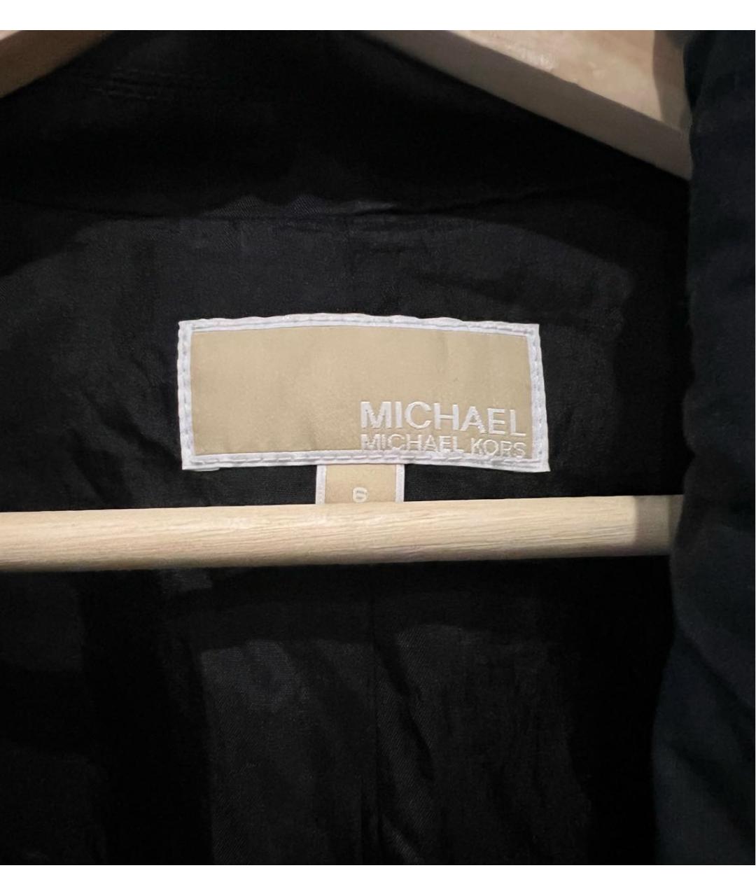 MICHAEL MICHAEL KORS Черный жакет/пиджак, фото 6