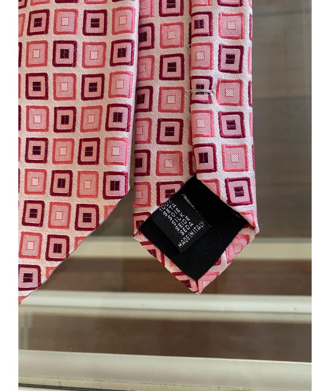 GUY LAROCHE Розовый шелковый галстук, фото 2