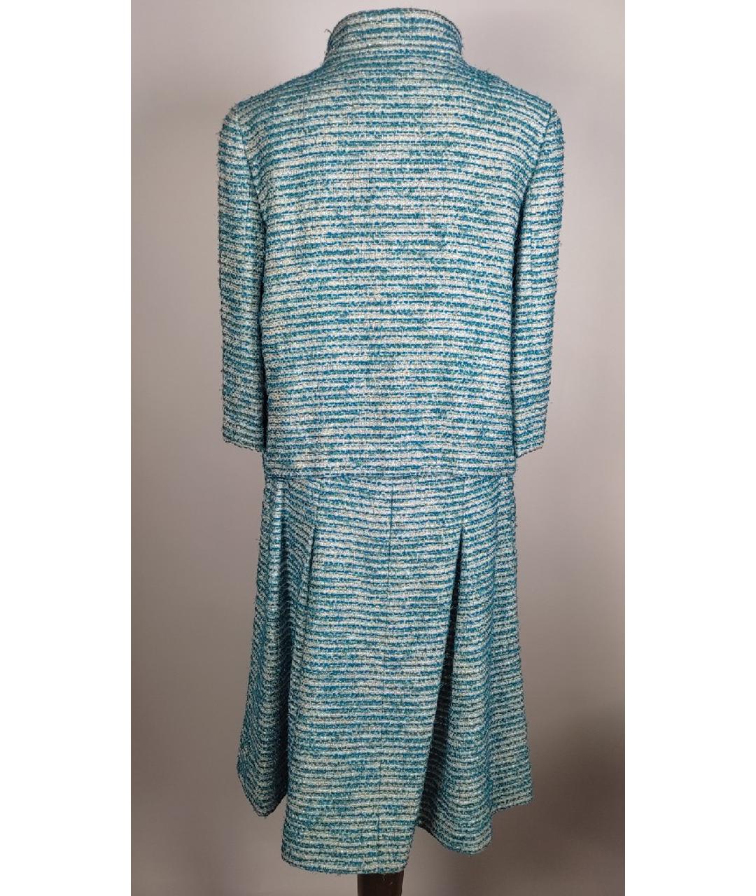 CHANEL PRE-OWNED Голубой полиамидовый костюм с юбками, фото 4