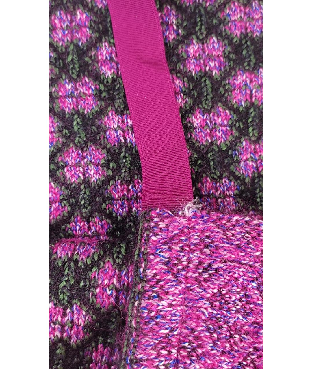 CHANEL PRE-OWNED Фиолетовая шелковая юбка миди, фото 7