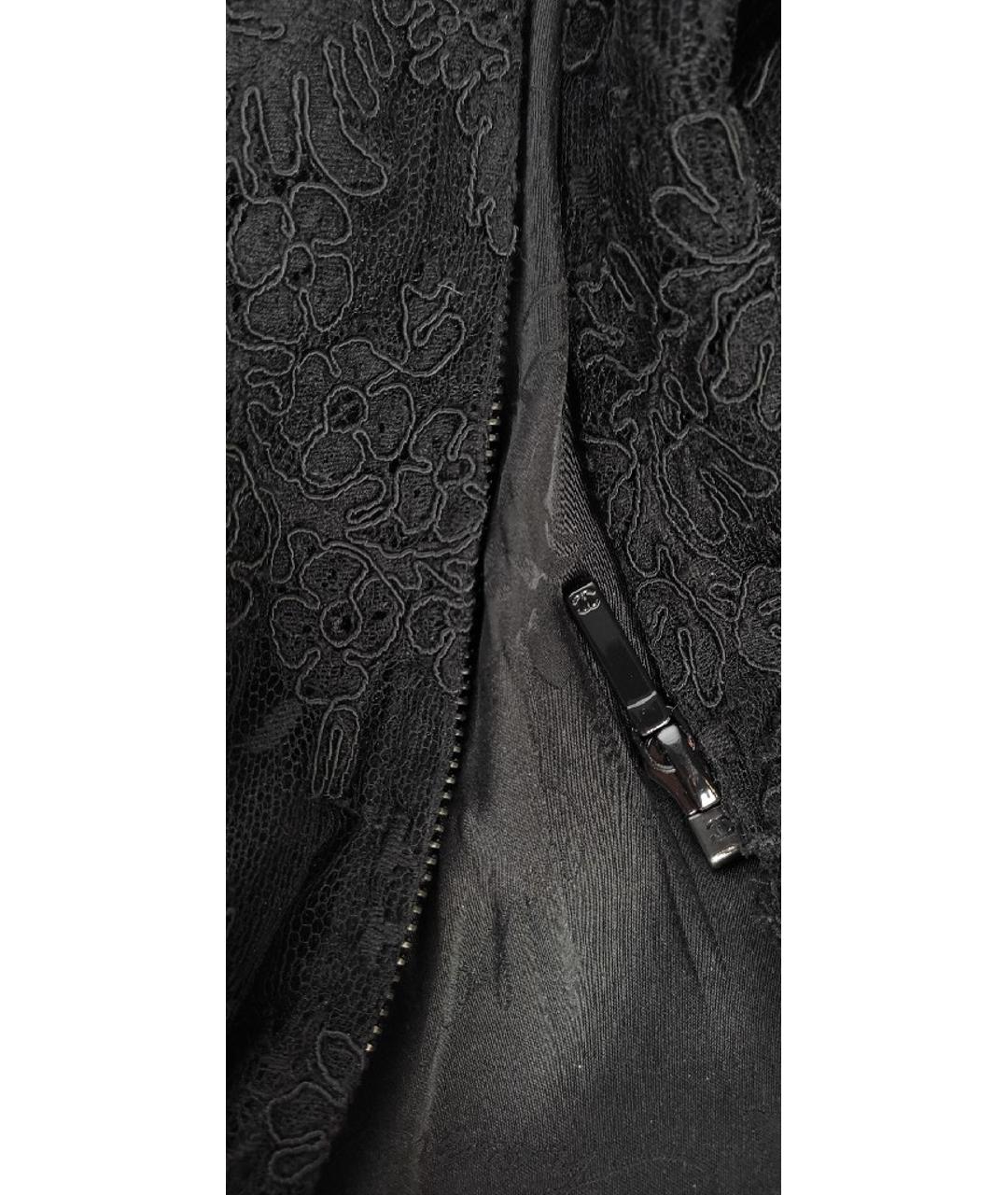 CHANEL PRE-OWNED Черное хлопковое платье, фото 6