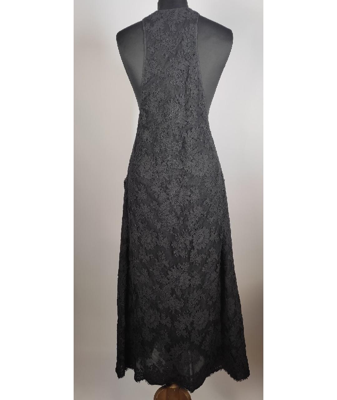 CHANEL PRE-OWNED Черное хлопковое платье, фото 3