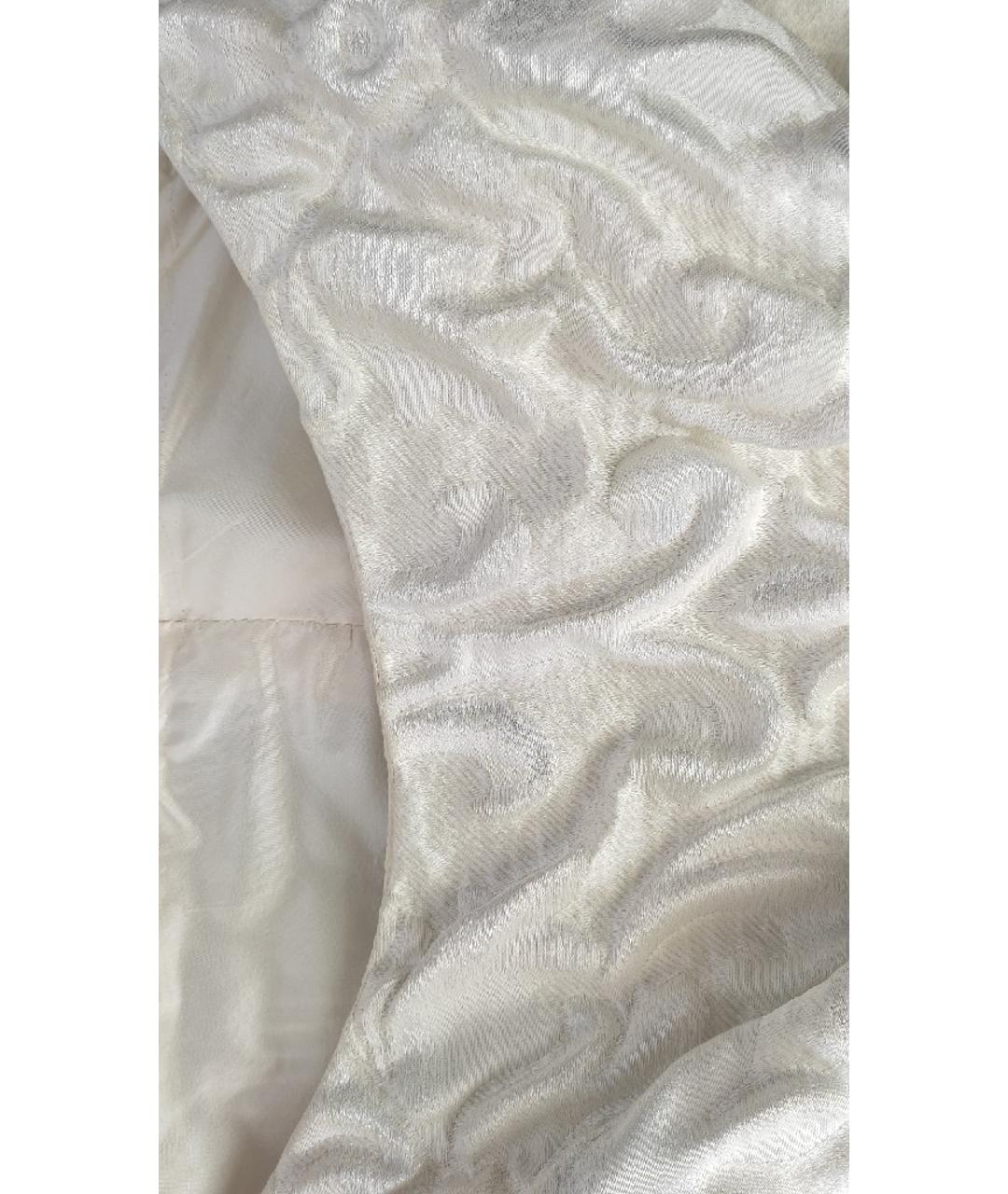 CHANEL PRE-OWNED Белое шелковое платье, фото 6
