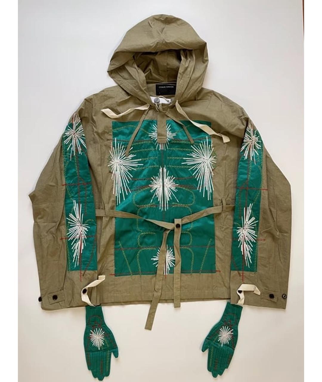 CRAIG GREEN Хаки хлопковая куртка, фото 9