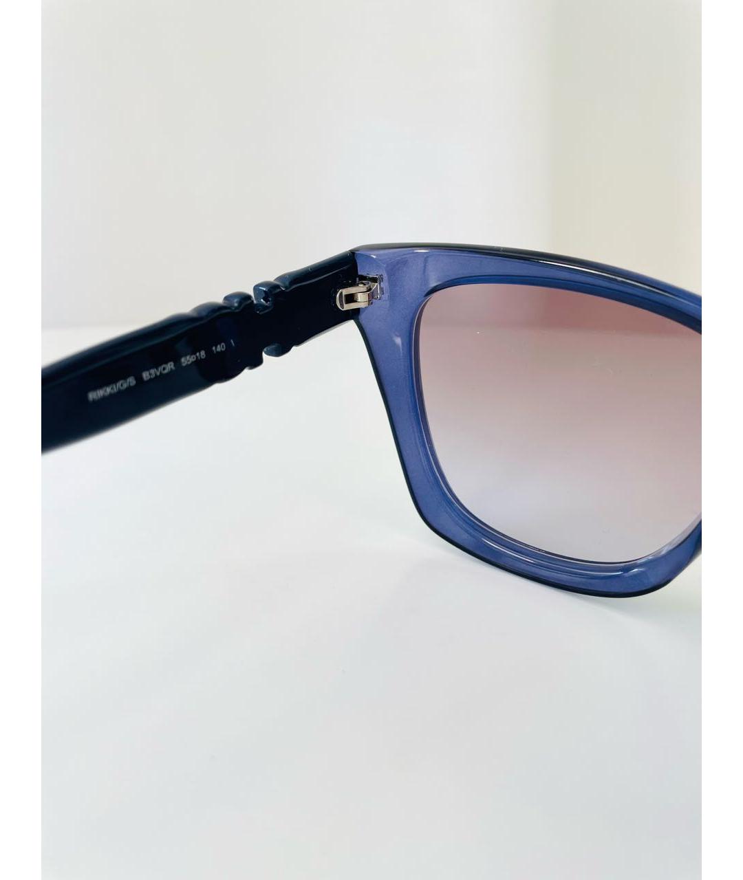 JIMMY CHOO Синие пластиковые солнцезащитные очки, фото 5