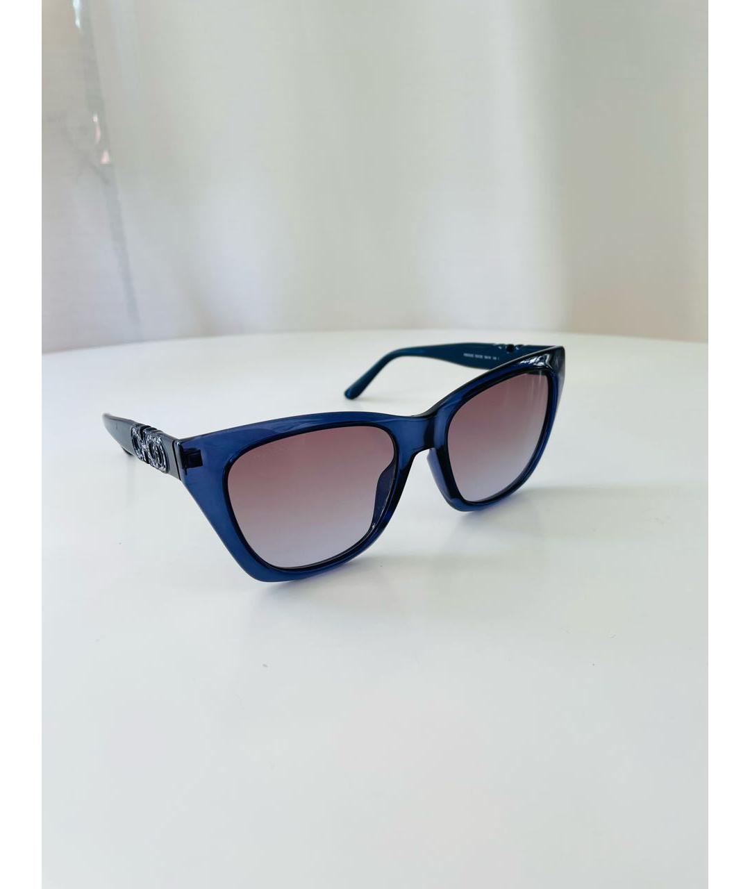 JIMMY CHOO Синие пластиковые солнцезащитные очки, фото 4