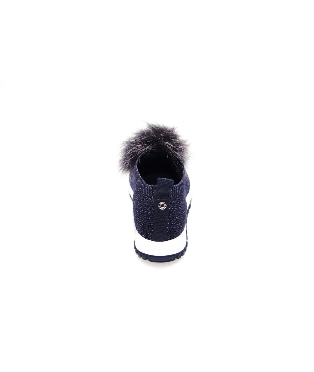 JIMMY CHOO Черные текстильные кроссовки, фото 4