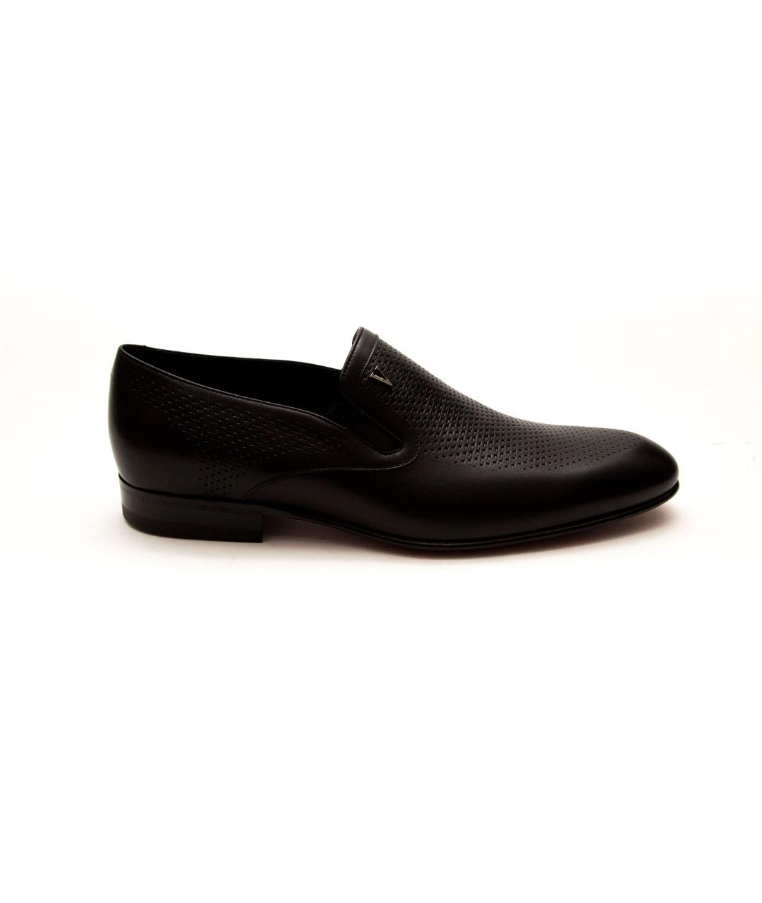 VALENTINO Черные кожаные туфли, фото 1