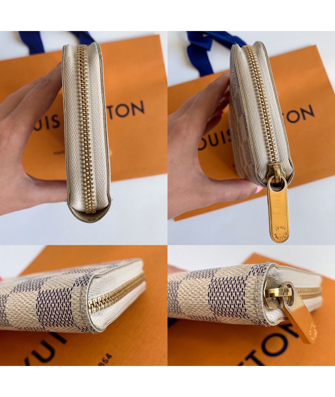 LOUIS VUITTON PRE-OWNED Белый кошелек, фото 4