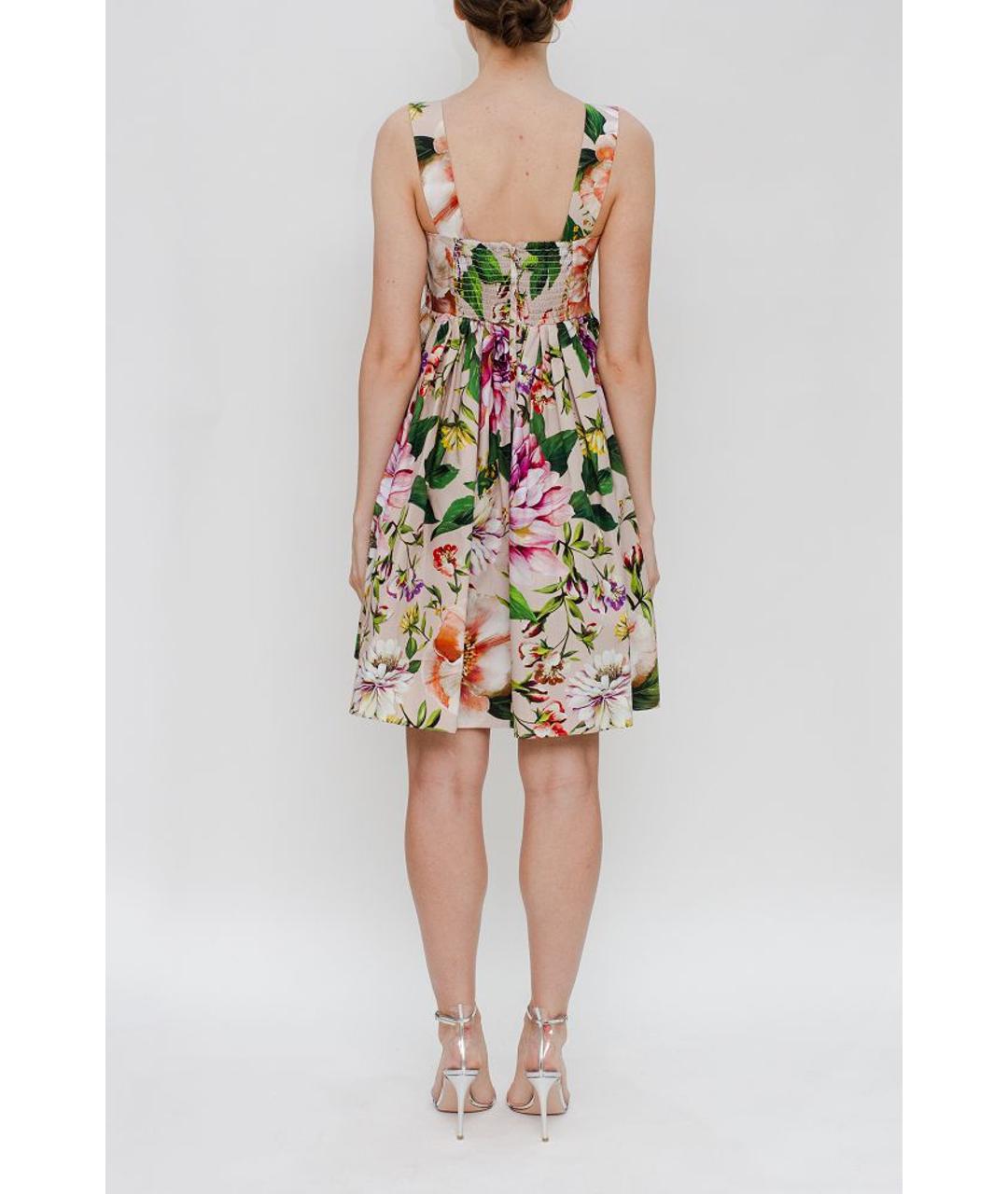 DOLCE&GABBANA Мульти хлопковый сарафан, фото 2