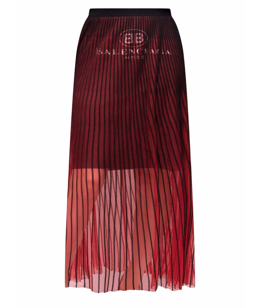 BALENCIAGA Черная вискозная юбка макси, фото 1