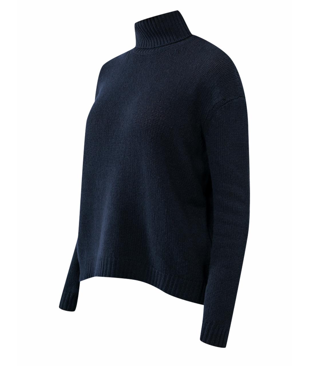 VALENTINO Темно-синий кашемировый джемпер / свитер, фото 1