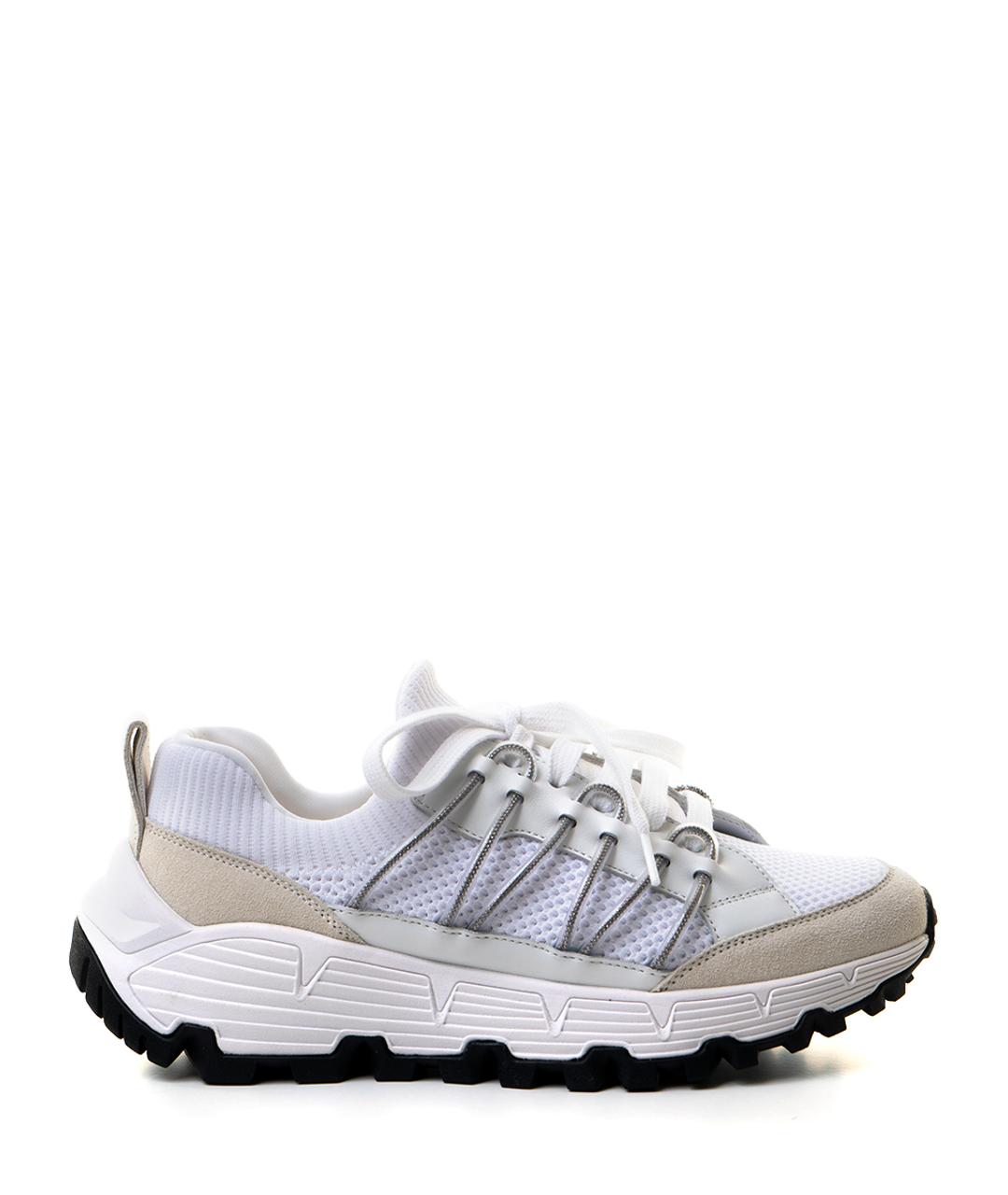 BRUNELLO CUCINELLI Белые синтетические кроссовки, фото 1