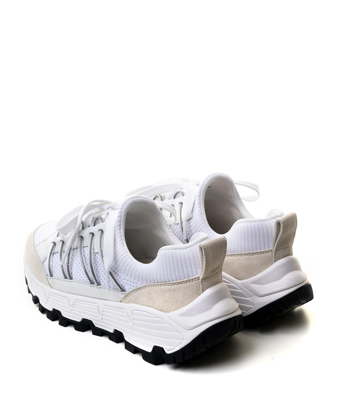 BRUNELLO CUCINELLI Белые синтетические кроссовки, фото 4