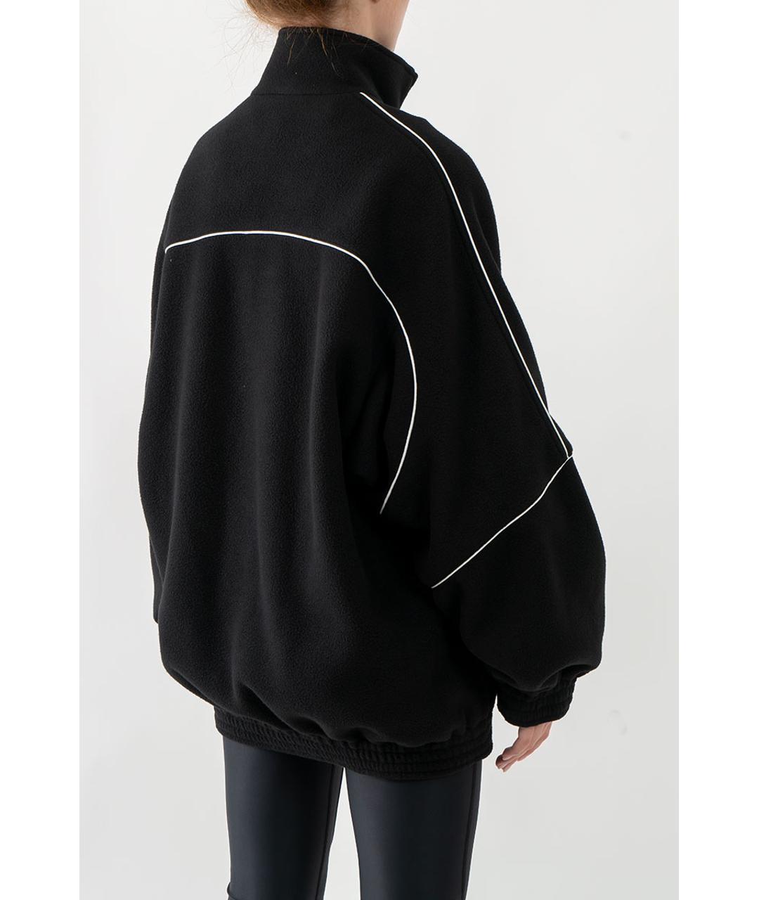 BALENCIAGA Черная полиэстеровая куртка, фото 2