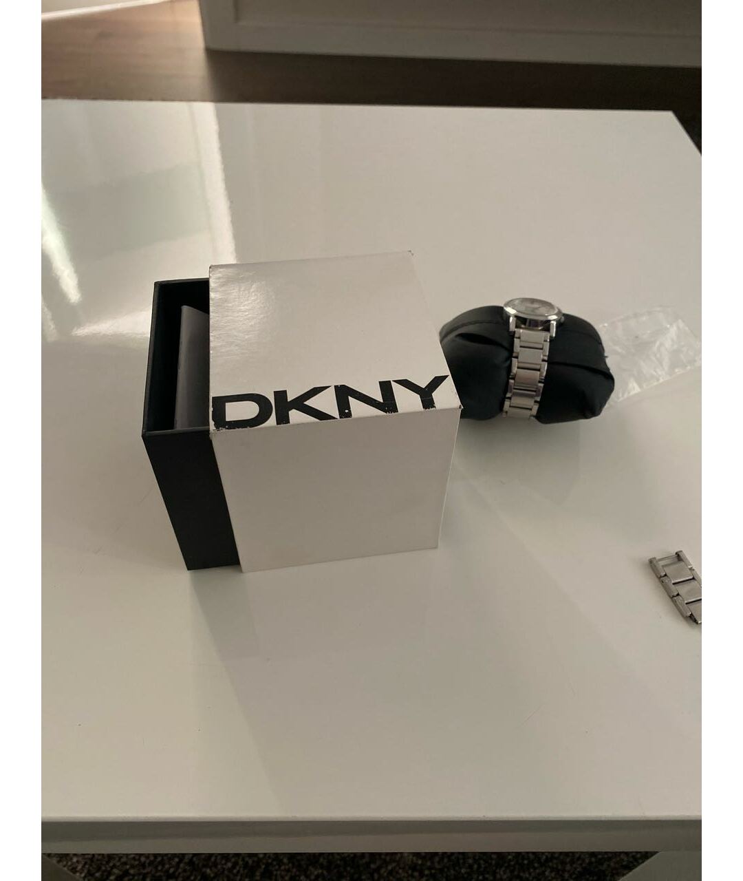 DKNY Серебряные стальные часы, фото 4