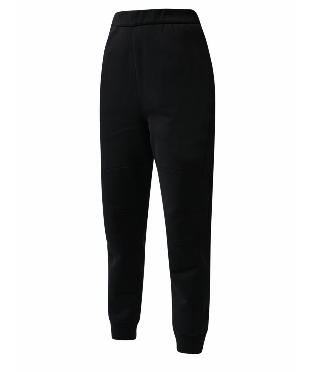 MONCLER Черные хлопковые спортивные брюки и шорты, фото 1