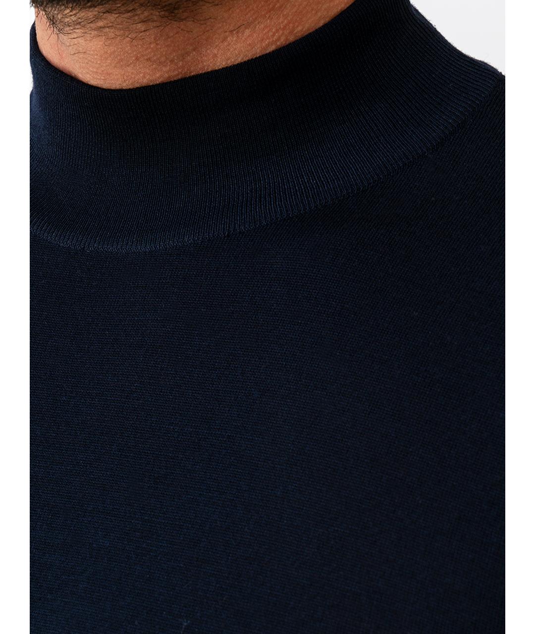BRIONI Синий шерстяной джемпер / свитер, фото 4